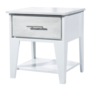 Mesa de Noche 1 Gavetas Ref. 60-2023-MN 20" X 22" X 24"